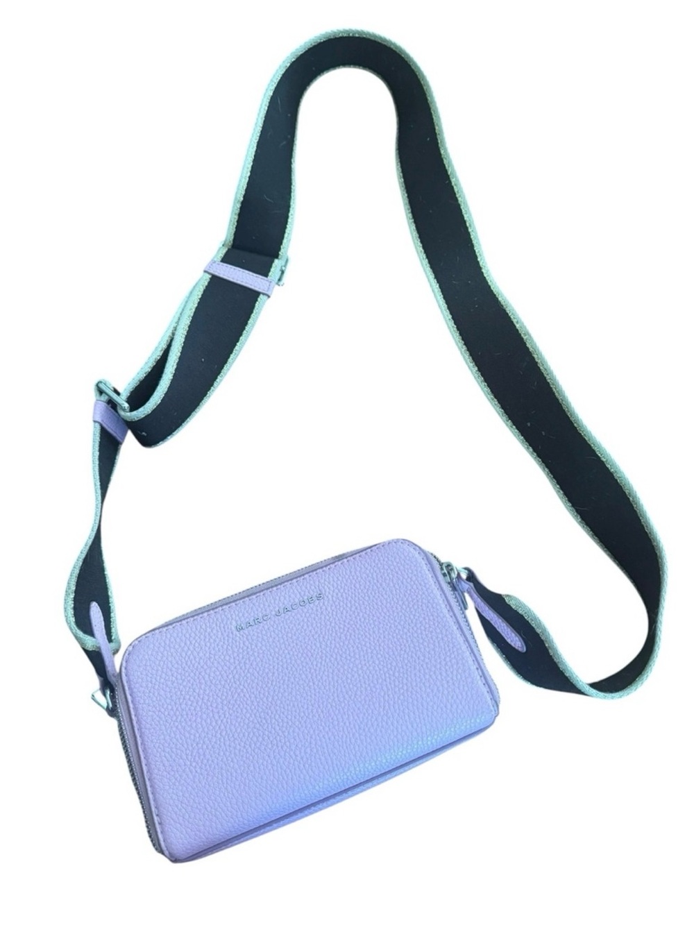 Marc Jacobs Snapshot Lilac Crossbody Bag with Contrast Strap - Picture 2 of 5